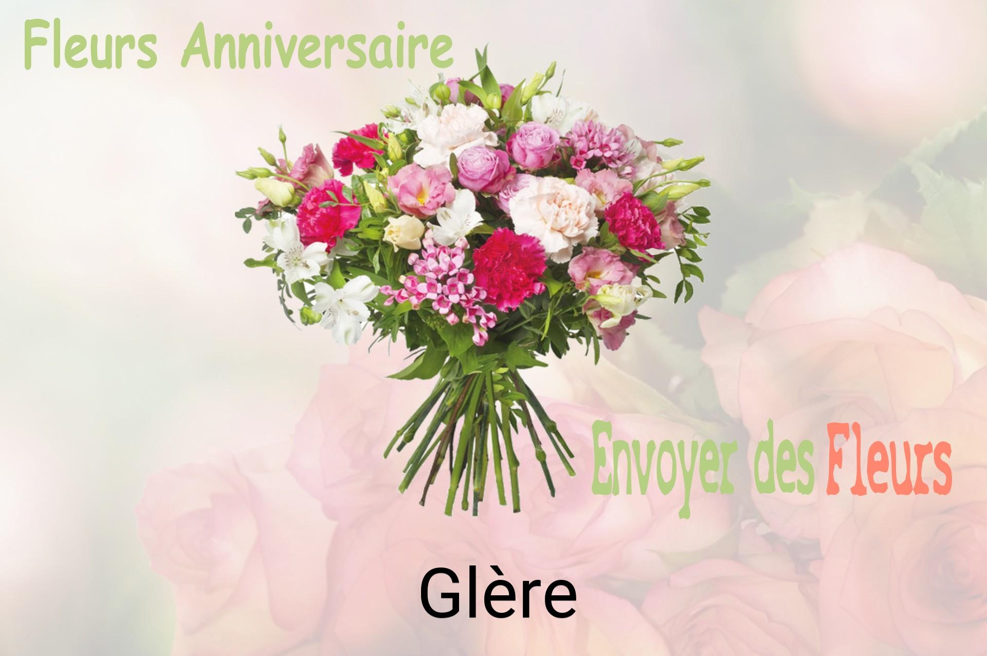 Bouquet de fleurs d’anniversaire livré à Glère