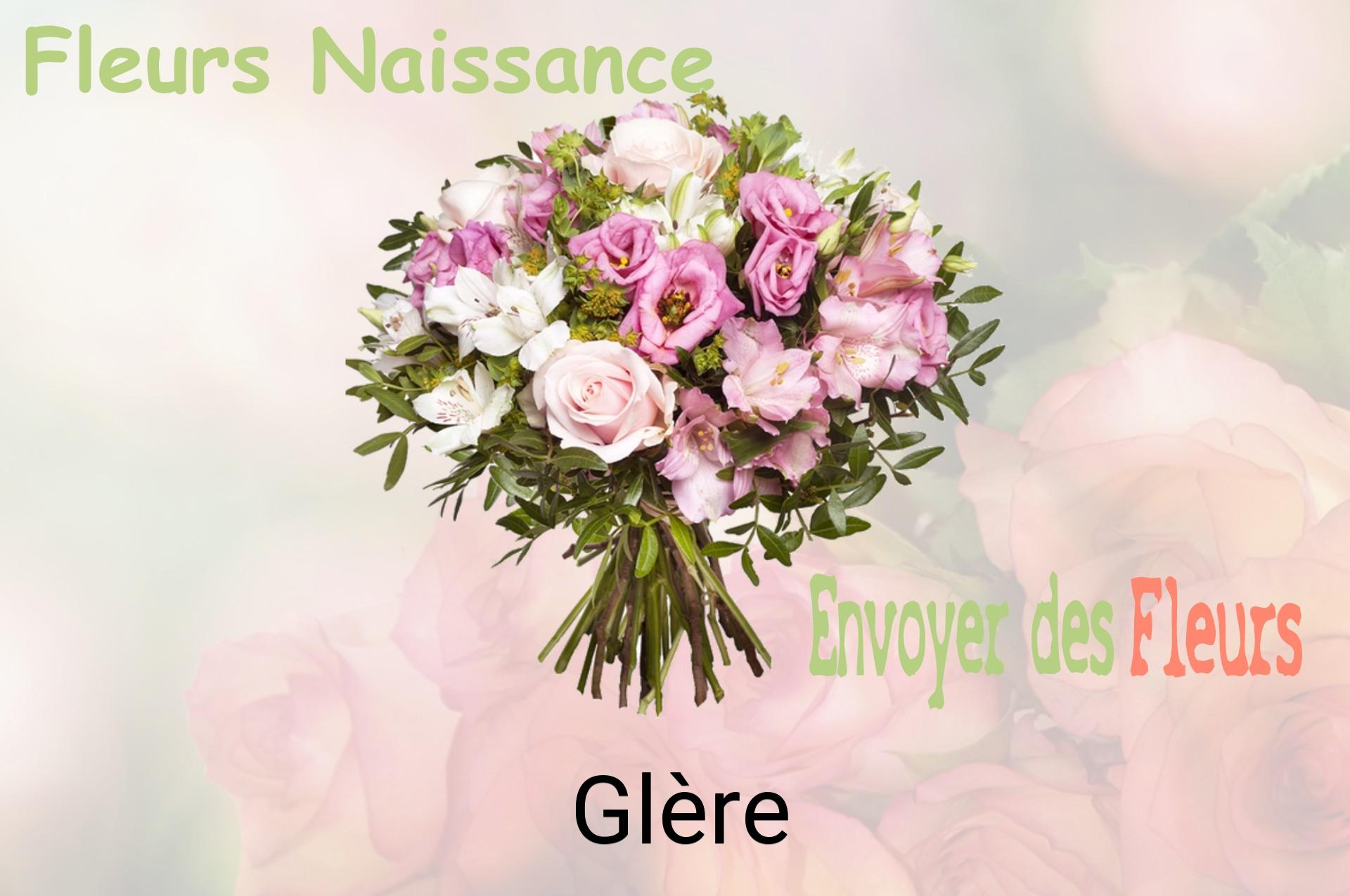 Bouquet de fleurs de naissance livré à Glère
